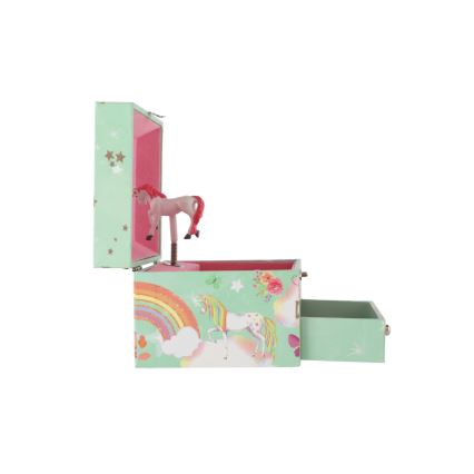 Музыкальная шкатулка для украшений «Единорог»