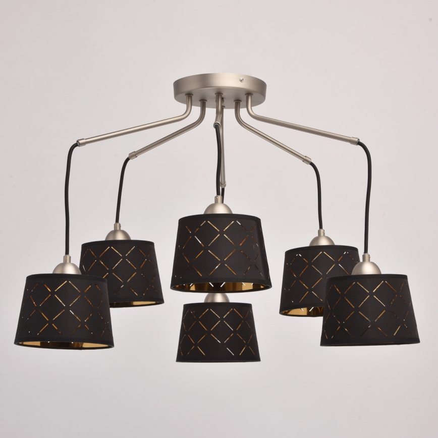 MW-LIGHT - Пристельова люстра MEGAPOLIS 6xE27/40W/230V