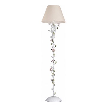 MW-LIGHT - Торшер FLORA 1xE27/40W/230V белый/кремовый