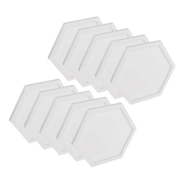 НАБІР 10x RGBIC Панель з регулюванням яскравості LED/1,9W/230V Wi-Fi Tuya