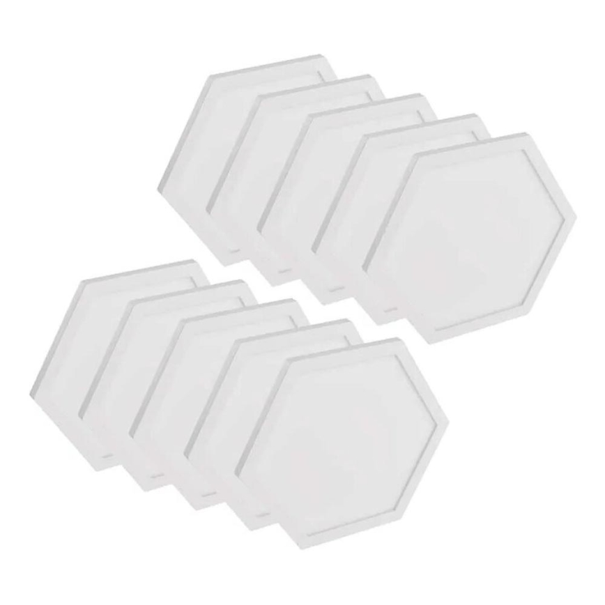 НАБІР 10x RGBIC Панель з регулюванням яскравості LED/1,9W/230V Wi-Fi Tuya