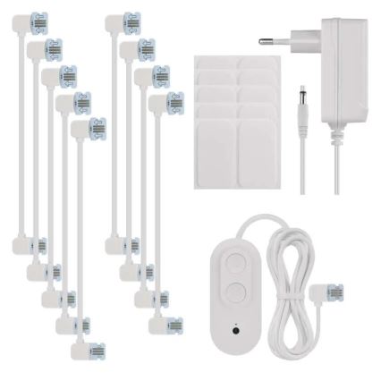 НАБІР 10x RGBIC Панель з регулюванням яскравості LED/1,9W/230V Wi-Fi Tuya