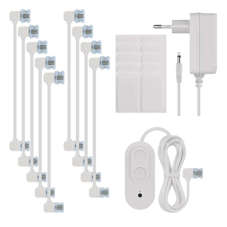 НАБІР 10x RGBIC Панель з регулюванням яскравості LED/1,9W/230V Wi-Fi Tuya