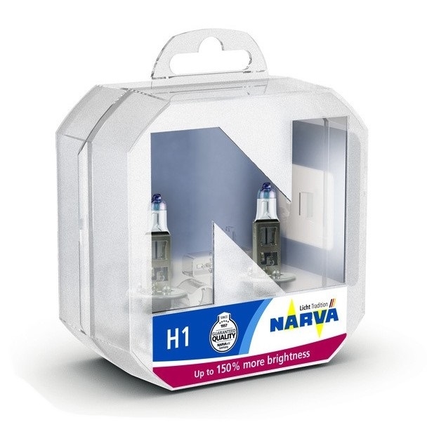 НАБІР 2x Автомобільна лампа H1 P14,5s/55W/12V - Narva 48068RPNVAS2