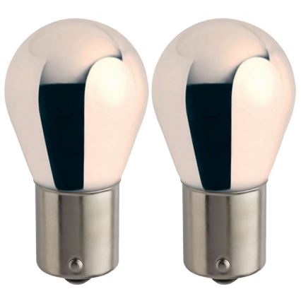 НАБІР 2x Автомобільна лампа Philips SILVER VISION 12496SVB2 PY21W BAU15s/21W/12V