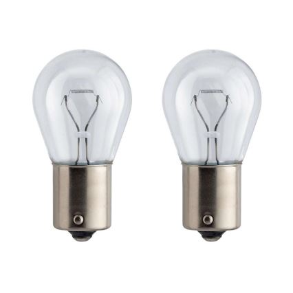 НАБІР 2x Автомобільна лампа Philips VISION 12498B2 P21W BA15s/21W/12V