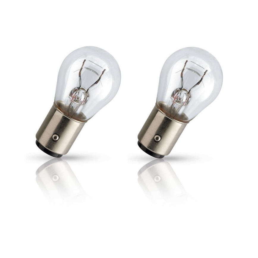 НАБІР 2x Автомобільна лампа Philips VISION 12499CP BAY15d/5W/12V