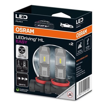НАБІР 2x LED Автомобільна лампа H8/H11/H16 PGJ19-X/8,2W/12V 6000K - Osram