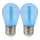 НАБІР 2x LED Лампочка PARTY E27/0,3W/36V синя