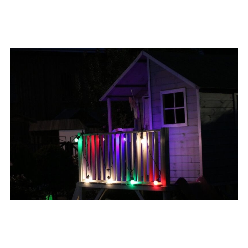 НАБІР 2x LED Лампочка PARTY E27/0,5W/36V синій