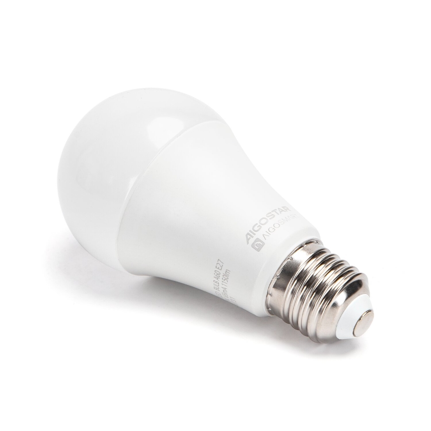 НАБІР 2x Світлодіодна RGBW лампочка з регулюванням яскравості MESH Smart A60 E27/12W/230V 2700-6500K + пульт дистанційного керування - Aigostar