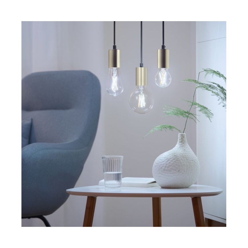 НАБІР 2x LED Лампочка з регулюванням яскравості VINTAGE FILAMENT A60 E27/6,7W/230V 2700-6500K CRI 90 Wi-Fi - WiZ