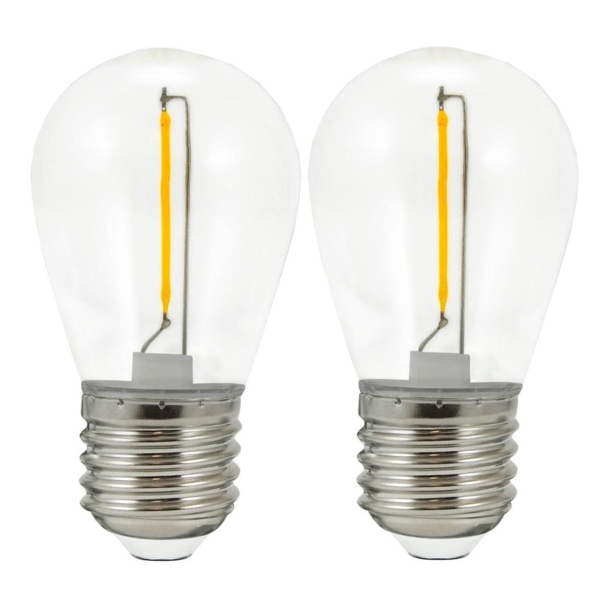 НАБІР 2x LED Лампочка PARTY E27/0,3W/36V