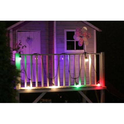 НАБІР 2x LED Лампочка PARTY E27/0,5W/36V червоний