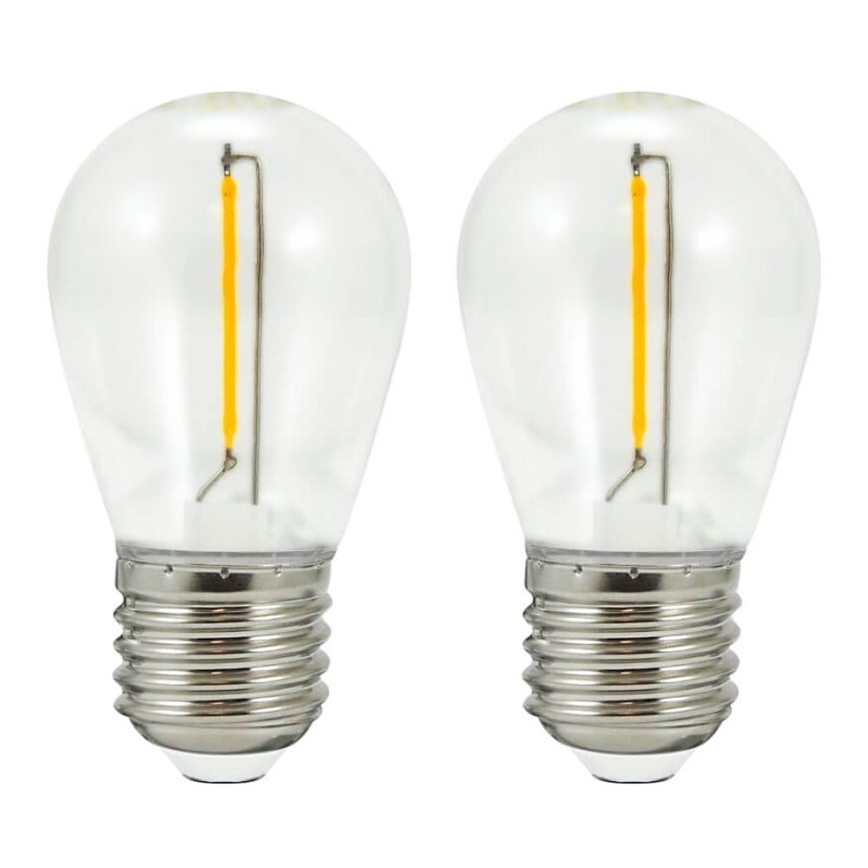 НАБІР 2x LED Лампочка PARTY E27/0,5W/36V