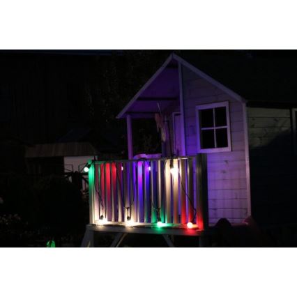 НАБІР 2x LED Лампочка PARTY E27/0,5W/36V зелений
