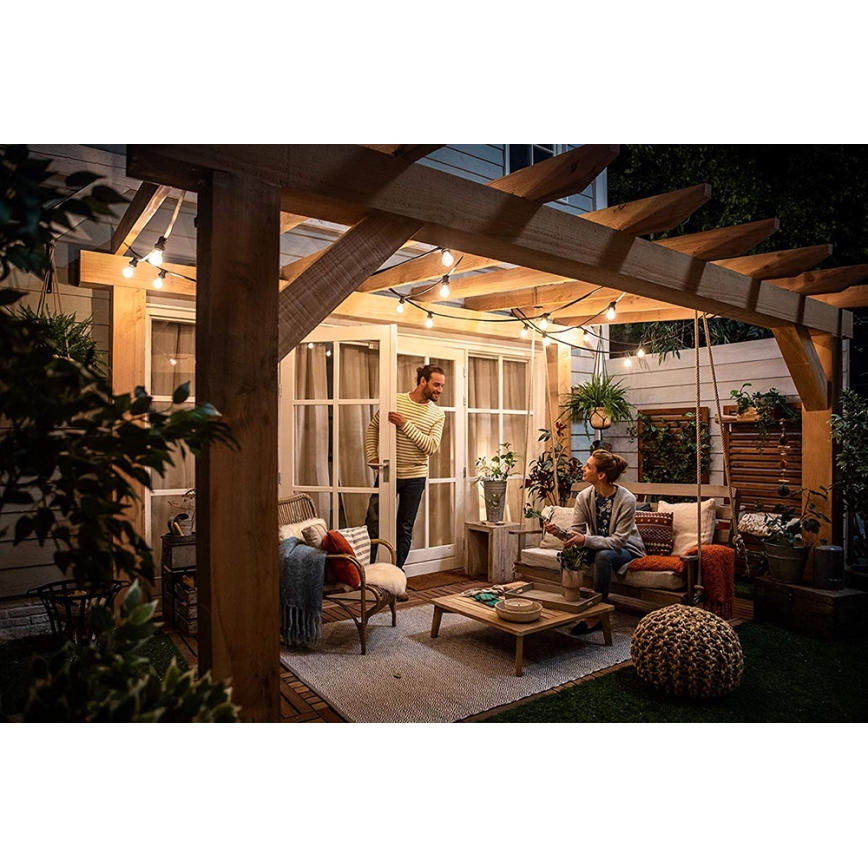 НАБІР 2x LED Лампочка VINTAGE Philips E14/4,3W/230V 2700K