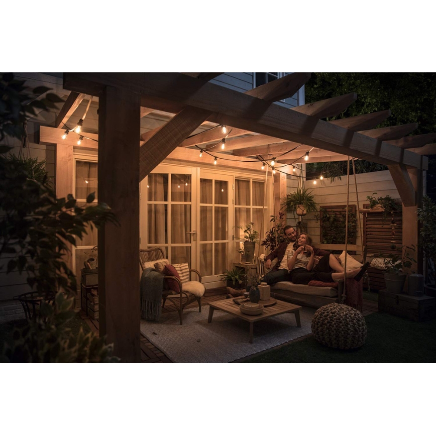 НАБІР 2x LED Лампочка VINTAGE Philips E14/4,3W/230V 2700K