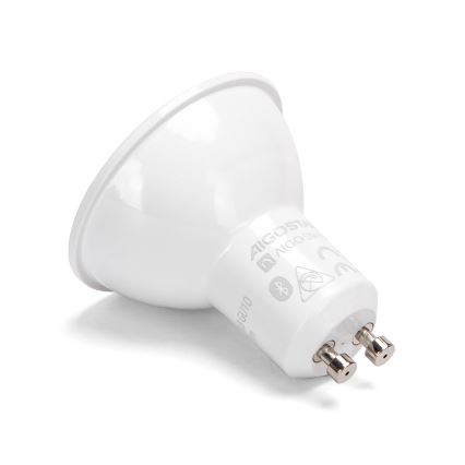 НАБІР 2x Світлодіодна лампочка з регулюванням яскравості MESH Smart GU10/6,5W/230V 2700-6500K + пульт дистанційного керування - Aigostar