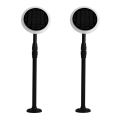 НАБІР 2x LED Регульована лампа на сонячній батареї GARDEN LED/3W/5V 42-80 см 3000K IP65 1000 mAh