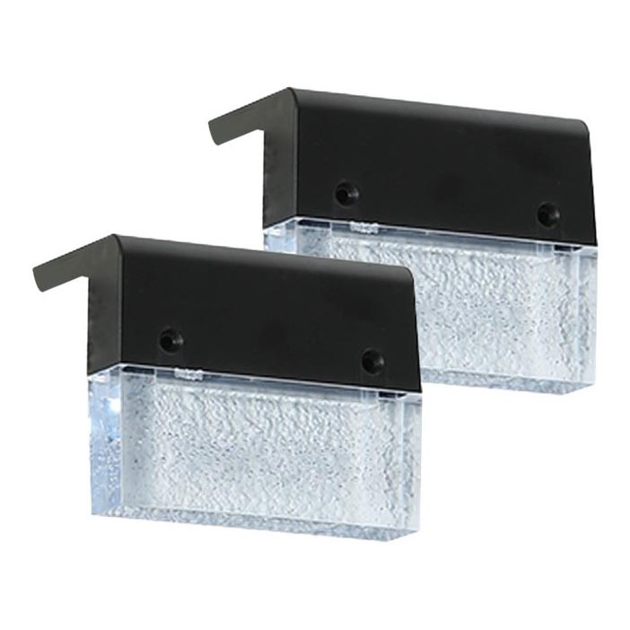 НАБІР 2x LED RGB Настінний світильник на сонячній батареї LED/1W/1,2V 3500K IP65