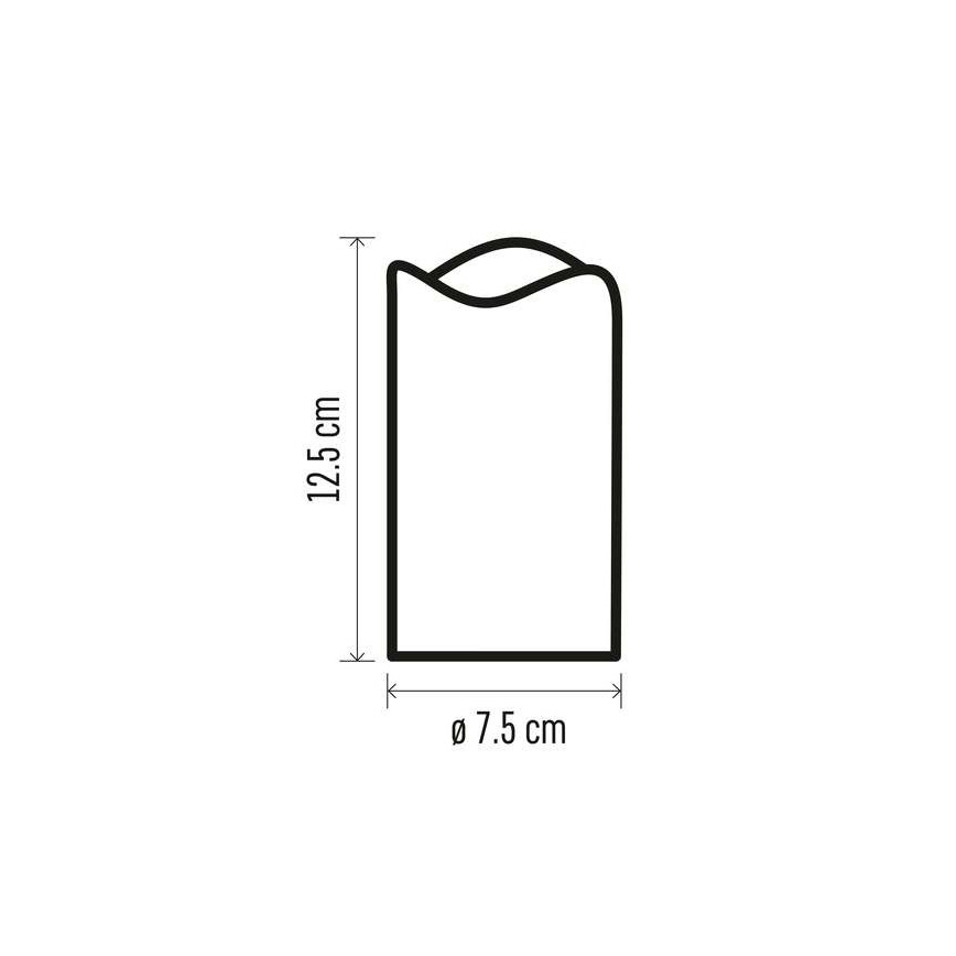 НАБІР 2x LED Різдвяна декорація 2xLED/2x2AA + дистанційне керування