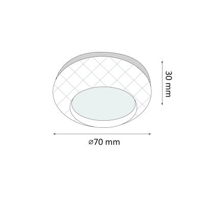 НАБІР 2x LED Сенсорний навігаційний LED світильник LED/4,5V/3xAAA
