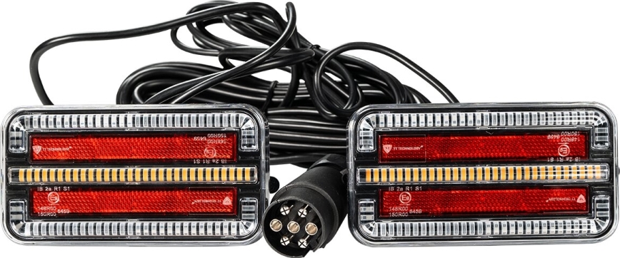 НАБІР 2x LED Світло для причепа з динамічним миготливим сигналом LED/12-24V IP65