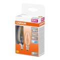 НАБІР 2x Світлодіодна лампочка FILAMENT B35 E14/4W/230V 4000K - Osram