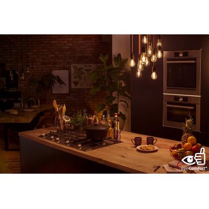 НАБІР 2x Світлодіодна лампочка VINTAGE Philips A60 E27/4,3W/230V 2700K