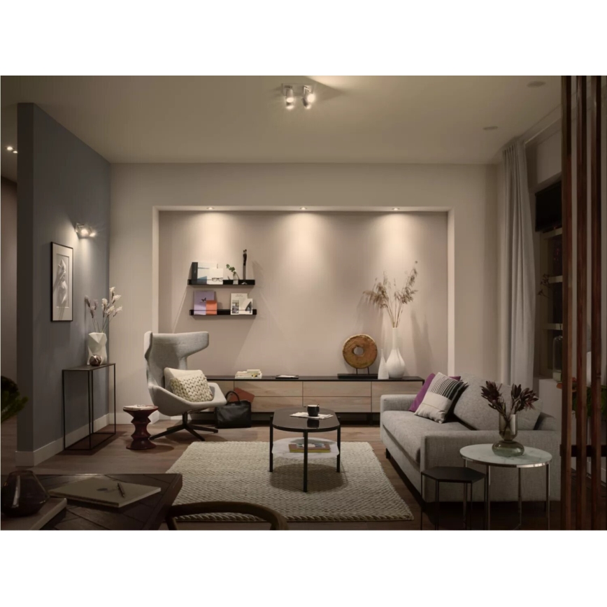 НАБІР 2x Світлодіодна лампочка з регулюванням яскравості Philips Hue WHITE GU10/4,2W/230V 2700K