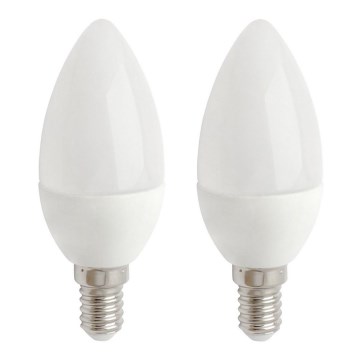 НАБІР 2x Світлодіодна лампочка E14/5,5W/230V 2700K - Attralux