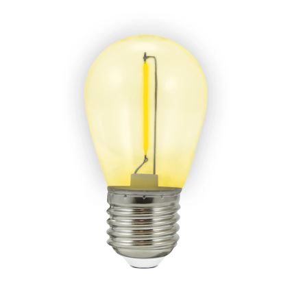 НАБІР 2x Світлодіодна лампочка PARTY E27/0,3W/36V жовтий