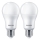 НАБІР 2x Світлодіодна лампочка Philips A67 E27/13W/230V 4000K
