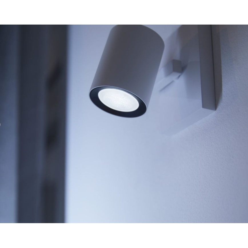 НАБІР 2x Світлодіодна лампочка з регулюванням яскравості Philips Hue WHITE AMBIANCE GU10/4,2W/230V 2200-6500K