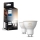 НАБІР 2x Світлодіодна лампочка з регулюванням яскравості Philips Hue WHITE AMBIANCE GU10/4,2W/230V 2200-6500K