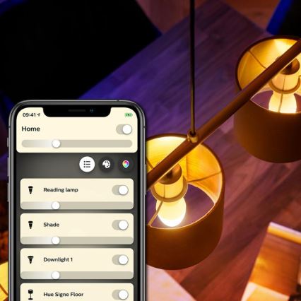 НАБІР 2x Світлодіодна лампочка з регульованою яскравістю Philips Hue WHITE E14/5,5W/230V 2700K