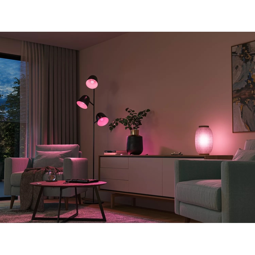 НАБІР 2x Світлодіодна RGBW лампочка з регулюванням яскравості Philips Hue White And Color Ambiance P45 E14/5,1W/230V 2000-6500K