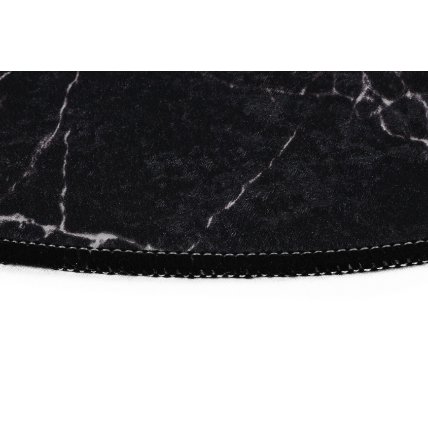 НАБІР 2x Килимок для ванної кімнати MARBLE 50x60/60x100 см чорний