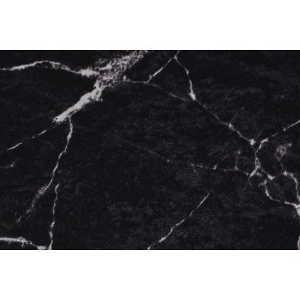 НАБІР 2x Килимок для ванної кімнати MARBLE 50x60/60x100 см чорний