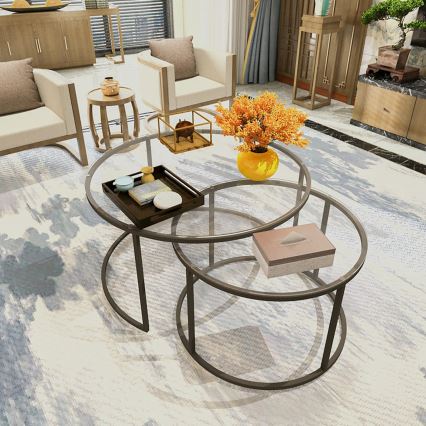 НАБІР 2x Конференційний столик BELARUS чорний