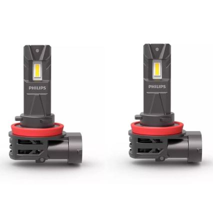 НАБІР 2xLED Автомобільна лампочка 11366 U2500 CX H8/H9/H16 PGJ19-1/3/5/20W/12V 6000K