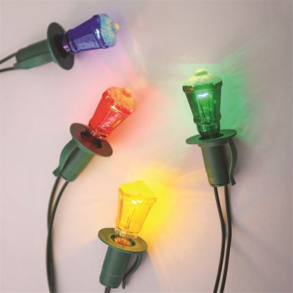 НАБІР 3 x Запасна лампа LANTERN E10/20V/0,1A кольоровий Виготовлено в Європі