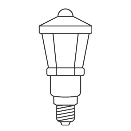 НАБІР 3 x Запасна лампа LANTERN E10/20V/0,1A кольоровий Виготовлено в Європі
