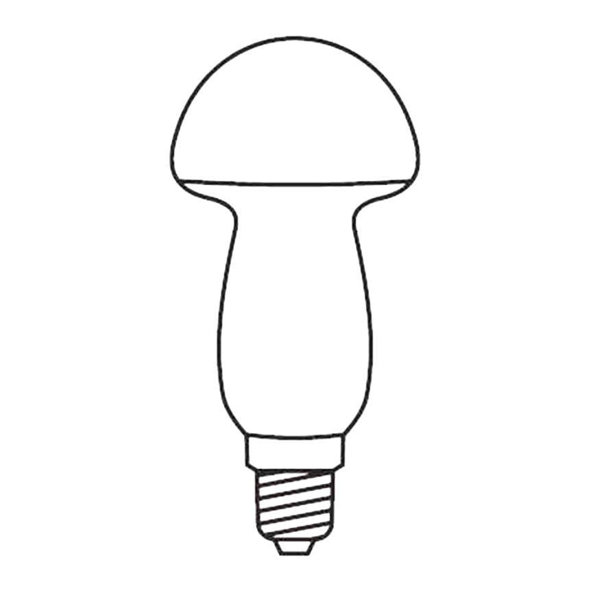 НАБІР 3 x Запасна лампа MUSHROOM E10/20V/0,1A червоний Виготовлено в Європі
