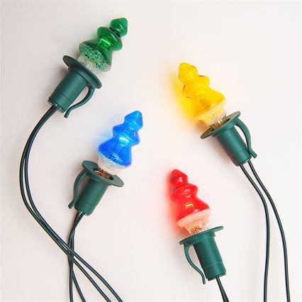 НАБІР 3 x Запасна лампа TREE E10/20V/0,1A кольоровий Виготовлено в Європі