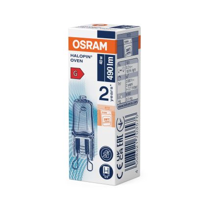 Набір 3x лампочок для духовки HALOPIN G9/40W/230V 2700K - Osram
