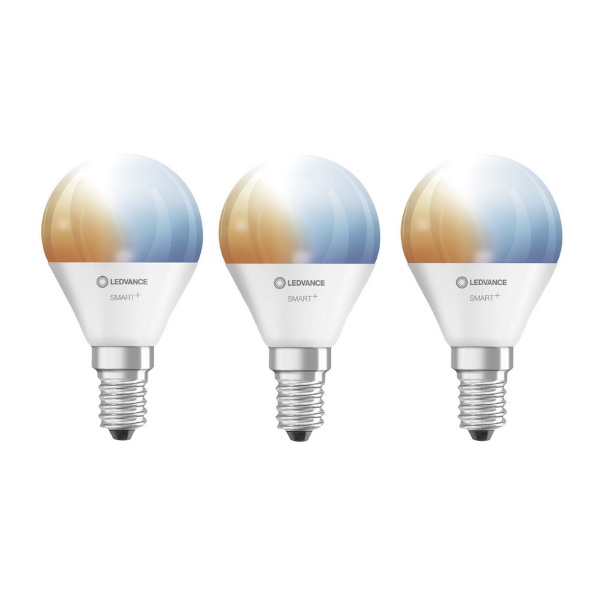 НАБІР 3x LED Димерна лампочка SMART+ E14/5W/230V 2700K-6500K Wi-Fi - Ledvance