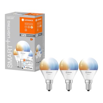 НАБІР 3x LED Димерна лампочка SMART+ E14/5W/230V 2700K-6500K Wi-Fi - Ledvance