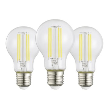 НАБІР 3x LED-лампа VINTAGE A60 E27/3,8W/230V 2700K - Eglo 110437
